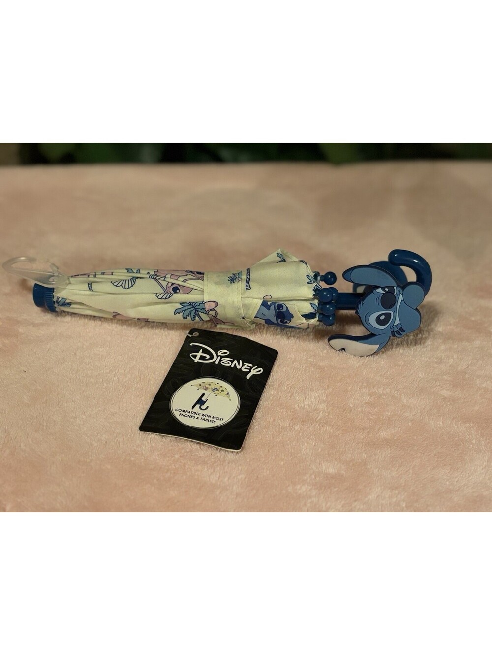 Disney Stitch Cellbrella Tech /Cell Phone Umbrella Lilo & Stitch NWT
